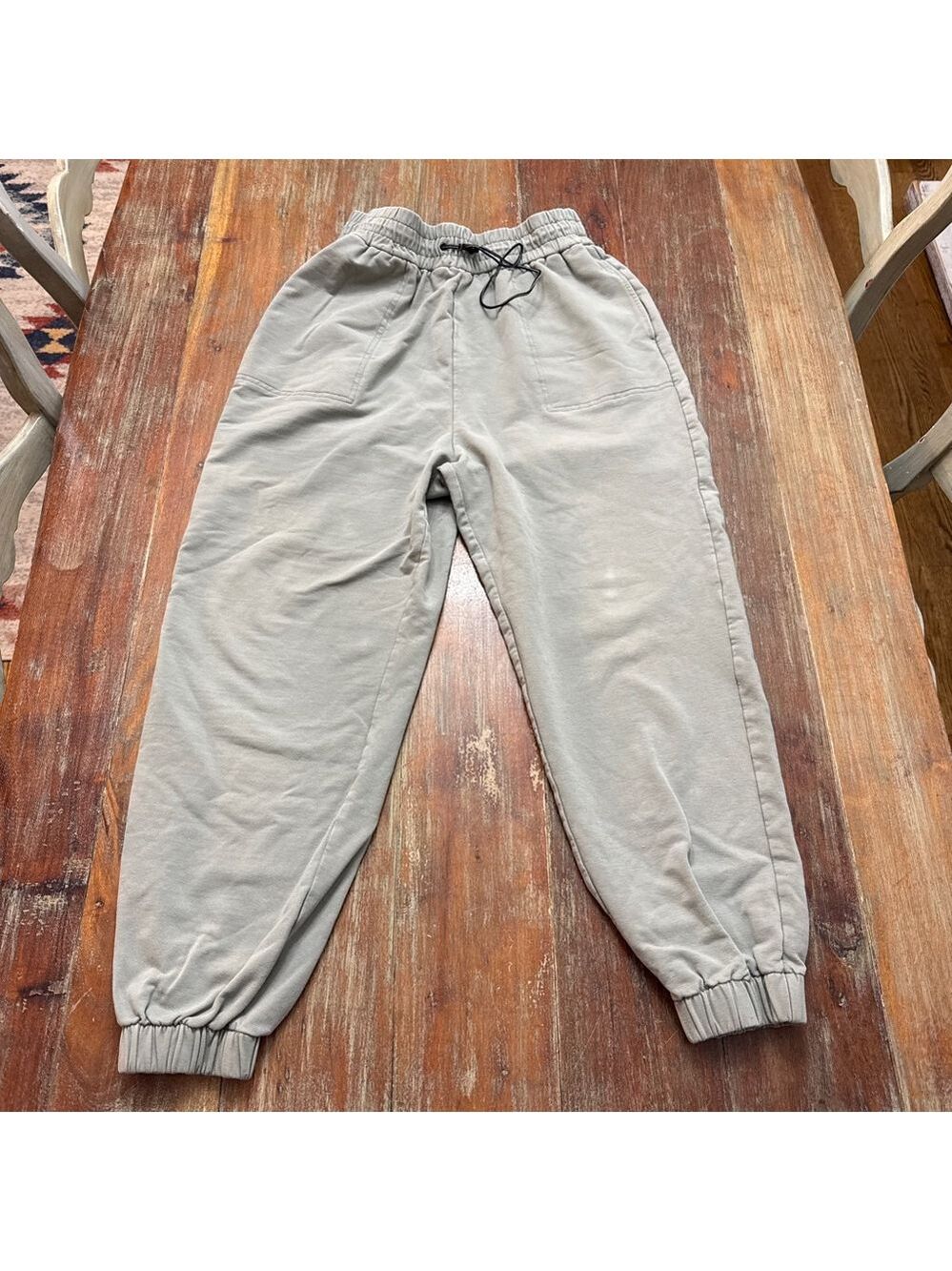 Varley Nevada Sweatpants Small Desert Sage Green Cotton Blend Jogger